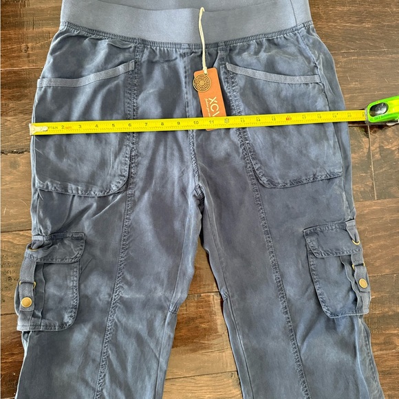 New, XCVI Slate blue Cargo Pants - Picture 7 of 7